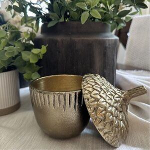 Cast Metal Acorn Canister - Threshold™ designed with Studio McGee